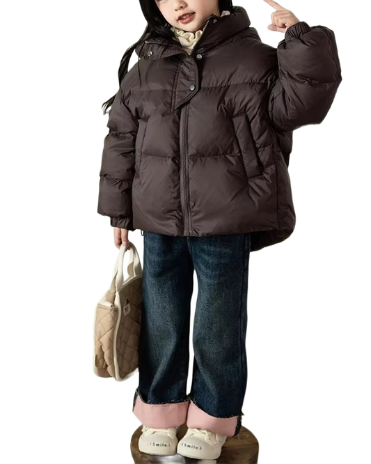 Brookmonts Kids’ Hooded Winter Jacket – Thick Cotton-Padded Coat