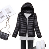 Brookmonts Women's Down Puffer Jacket – Lightweight Hooded Winter Coat