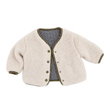 Brookmonts Kids’ Reversible Plaid Jacket – Warm Corduroy Winter Coat