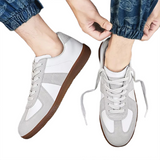 Brookmonts Men’s Casual Shoes – Leather Lace-Up Walking Sneakers
