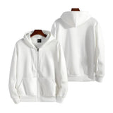 Unisex Zip-Up Hoodie – Casual Loose Fit Long Sleeve Sweatshirt