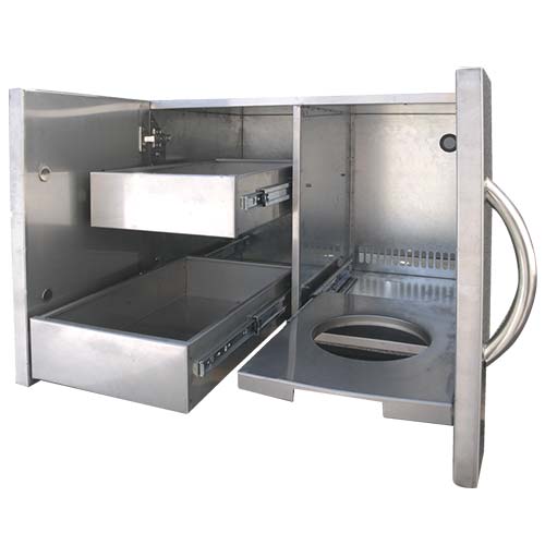 Cal Flame - 30" Door & Drawer Combo