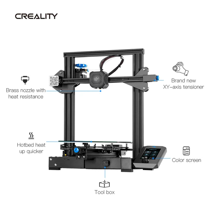 Arnagar Creality 3D Printer Ender-3 V2 Heat Press (Part number: US20112102V-3V2)