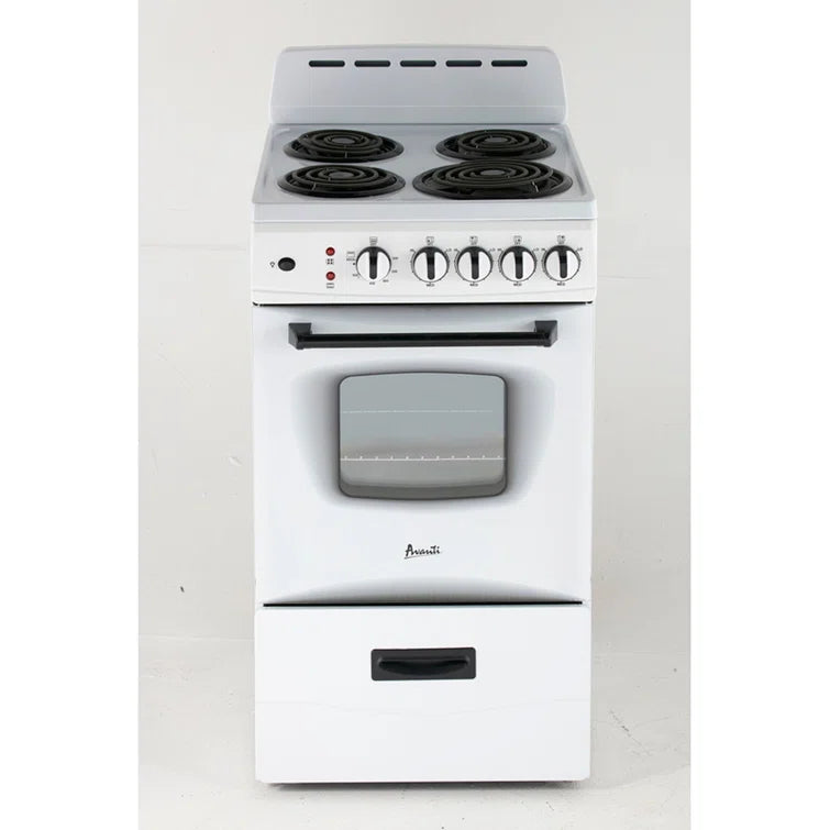 Avanti Products 20" 2.1 Cubic Feet Smart Electric Freestanding Range