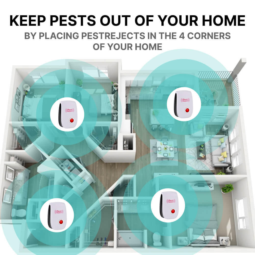 PESTREJECT: Ultrasonic Insect and Rodent Repellent