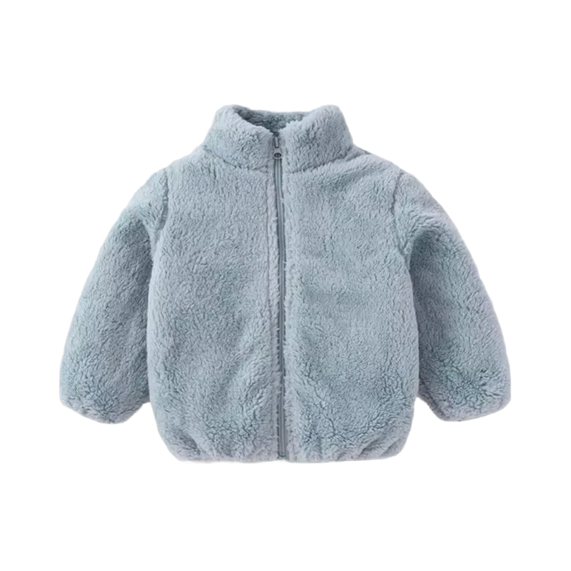 Brookmonts Kids’ Fleece Winter Jacket – Warm Turtleneck Zip-Up Coat
