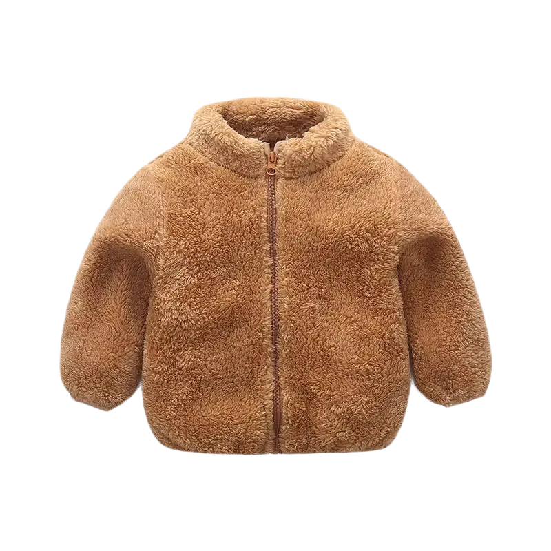 Brookmonts Kids’ Fleece Winter Jacket – Warm Turtleneck Zip-Up Coat