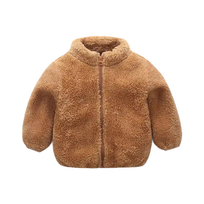 Brookmonts Kids’ Fleece Winter Jacket – Warm Turtleneck Zip-Up Coat