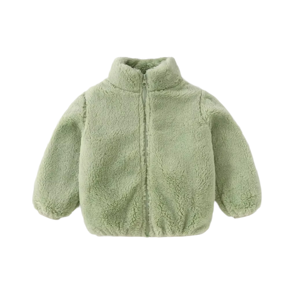 Brookmonts Kids’ Fleece Winter Jacket – Warm Turtleneck Zip-Up Coat