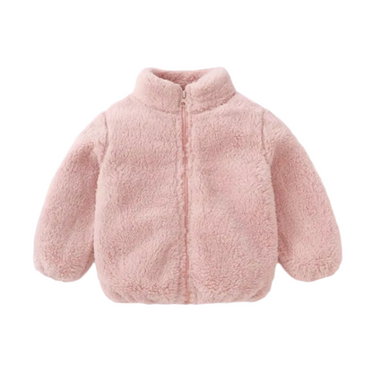 Brookmonts Kids’ Fleece Winter Jacket – Warm Turtleneck Zip-Up Coat