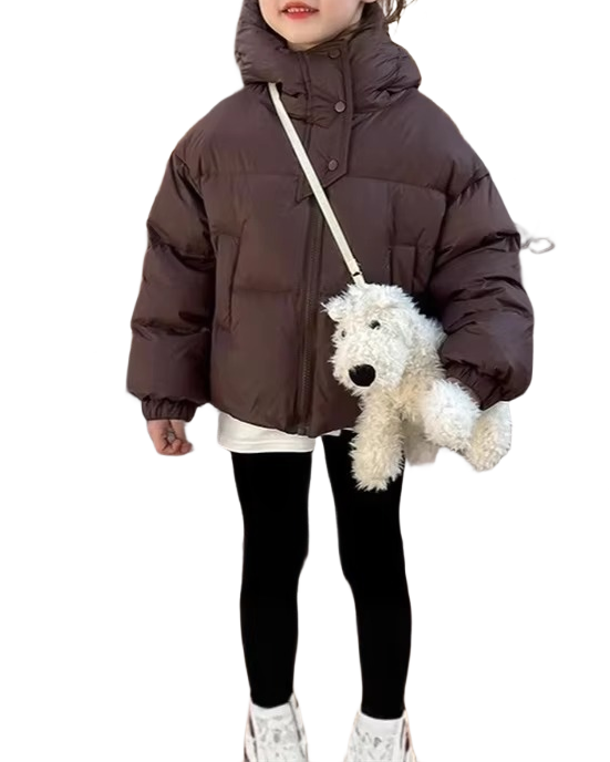 Brookmonts Kids’ Hooded Winter Jacket – Thick Cotton-Padded Coat