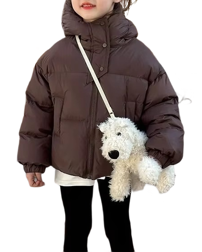 Brookmonts Kids’ Hooded Winter Jacket – Thick Cotton-Padded Coat