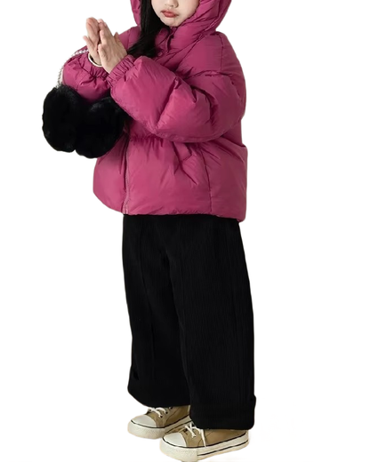Brookmonts Kids’ Hooded Winter Jacket – Thick Cotton-Padded Coat