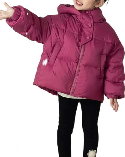 Brookmonts Kids’ Hooded Winter Jacket – Thick Cotton-Padded Coat
