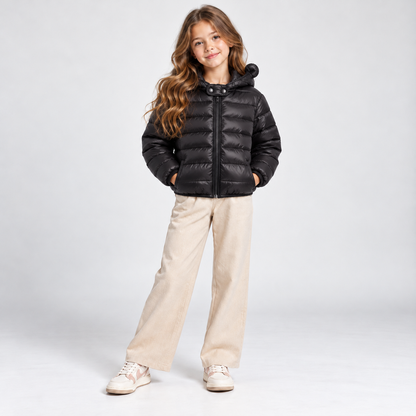 Brookmonts Kids’ Hooded Winter Jacket – Thick Padded Fleece Coat