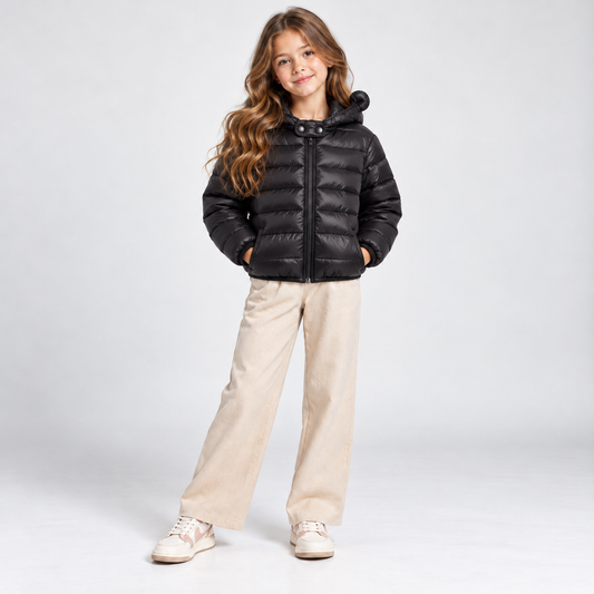 Brookmonts Kids’ Hooded Winter Jacket – Thick Padded Fleece Coat