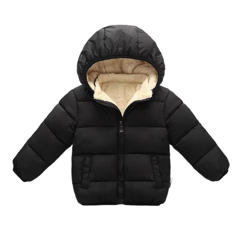 Brookmonts Kids’ Hooded Winter Jacket – Thick Plush Warm Coat
