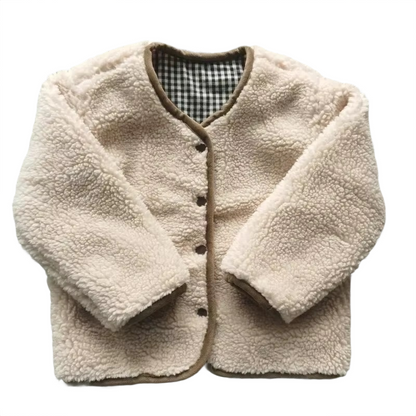 Brookmonts Kids’ Reversible Plaid Jacket – Warm Oversized Winter Coat