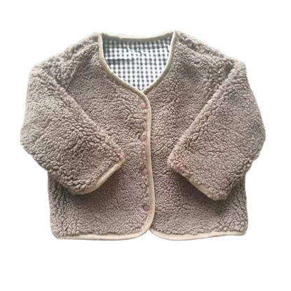 Brookmonts Kids’ Reversible Plaid Jacket – Warm Oversized Winter Coat