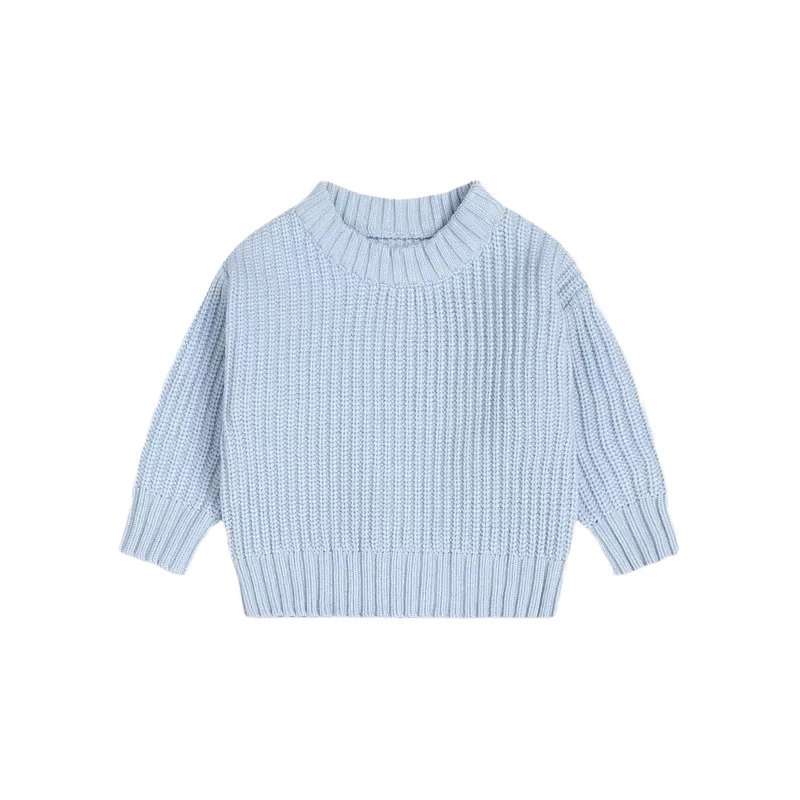 Brookmonts Unisex Baby Cotton Sweater – Warm Long Sleeve Knit Pullover