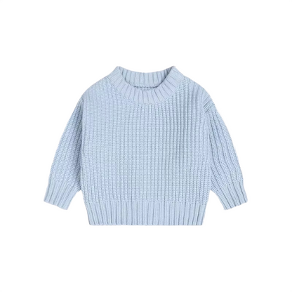 Brookmonts Unisex Baby Cotton Sweater – Warm Long Sleeve Knit Pullover