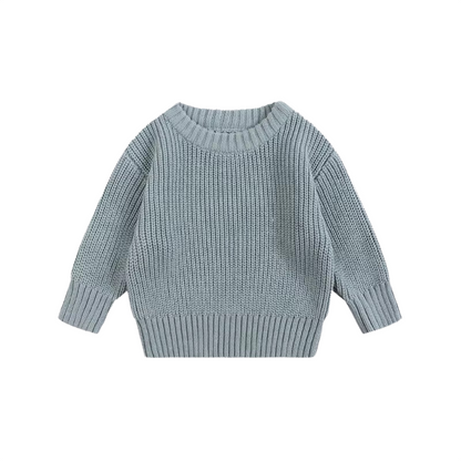 Brookmonts Unisex Baby Cotton Sweater – Warm Long Sleeve Knit Pullover