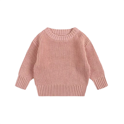 Brookmonts Unisex Baby Cotton Sweater – Warm Long Sleeve Knit Pullover