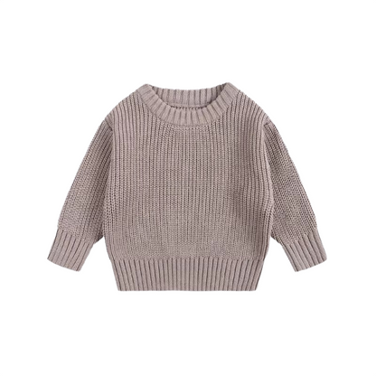Brookmonts Unisex Baby Cotton Sweater – Warm Long Sleeve Knit Pullover