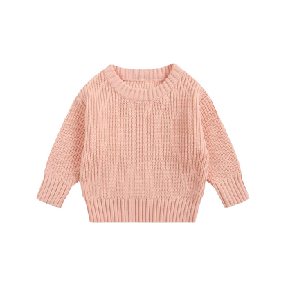 Brookmonts Unisex Baby Cotton Sweater – Warm Long Sleeve Knit Pullover