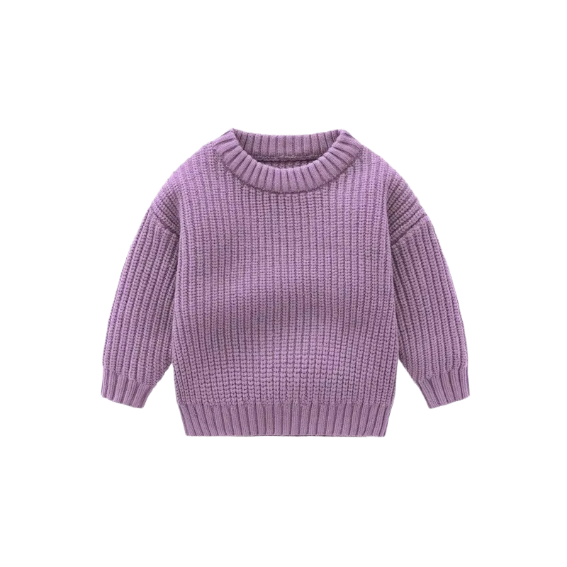 Brookmonts Unisex Baby Cotton Sweater – Warm Long Sleeve Knit Pullover