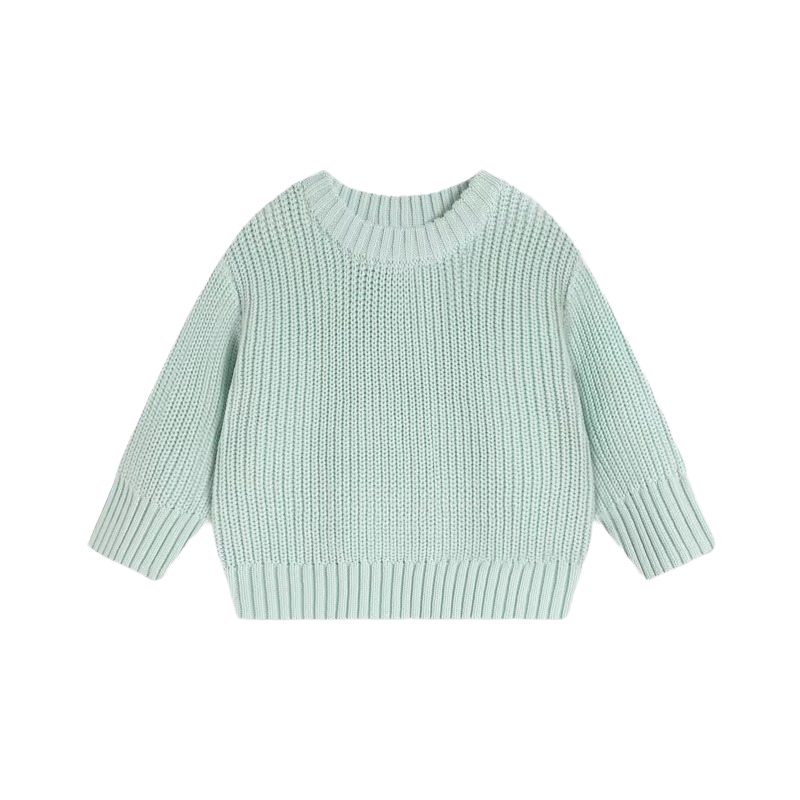 Brookmonts Unisex Baby Cotton Sweater – Warm Long Sleeve Knit Pullover