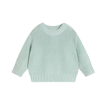 Brookmonts Unisex Baby Cotton Sweater – Warm Long Sleeve Knit Pullover