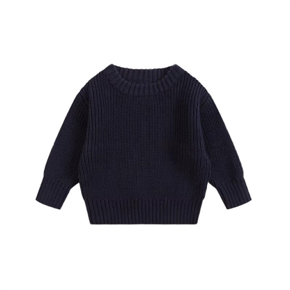 Brookmonts Unisex Baby Cotton Sweater – Warm Long Sleeve Knit Pullover