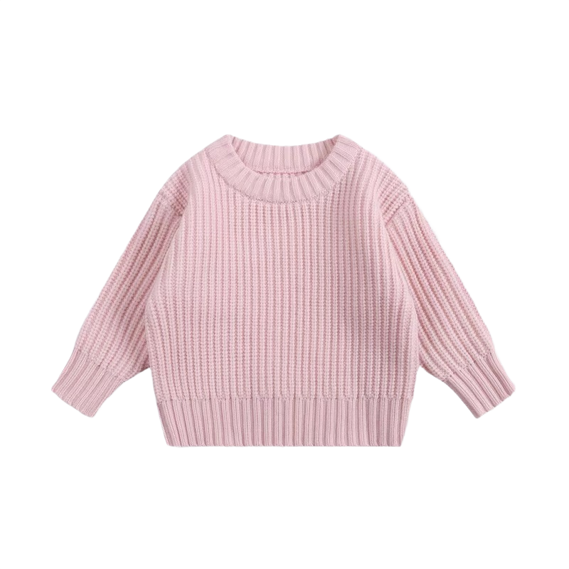 Brookmonts Unisex Baby Cotton Sweater – Warm Long Sleeve Knit Pullover