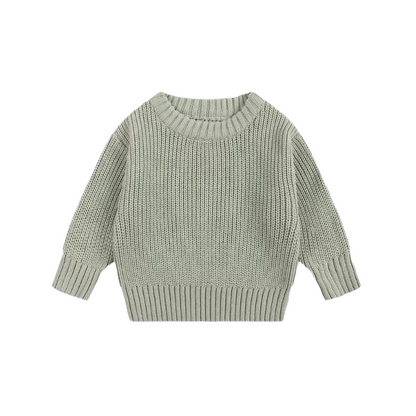Brookmonts Unisex Baby Cotton Sweater – Warm Long Sleeve Knit Pullover