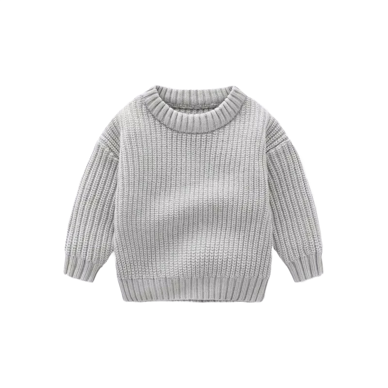 Brookmonts Unisex Baby Cotton Sweater – Warm Long Sleeve Knit Pullover