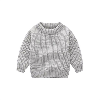 Brookmonts Unisex Baby Cotton Sweater – Warm Long Sleeve Knit Pullover