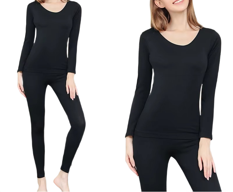 Brookmonts Women’s Cotton Thermal Underwear Set – Warm Winter Base Layer