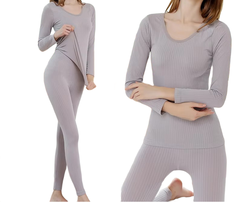 Brookmonts Women’s Cotton Thermal Underwear Set – Warm Winter Base Layer