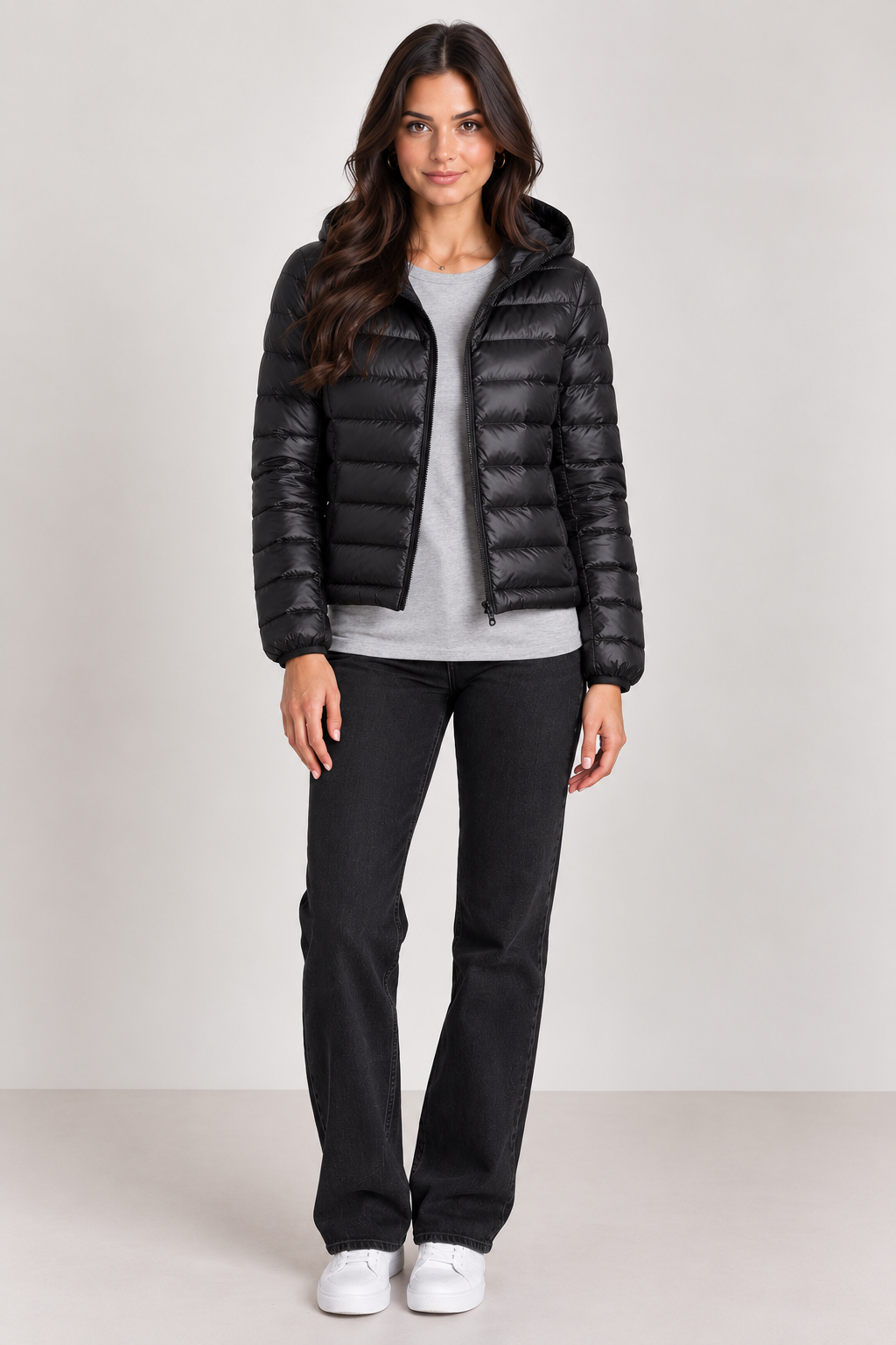 Brookmonts Women's Down Puffer Jacket – Lightweight Hooded Winter Coat
