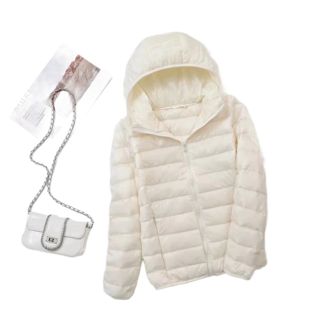 Brookmonts Women's Down Puffer Jacket – Lightweight Hooded Winter Coat