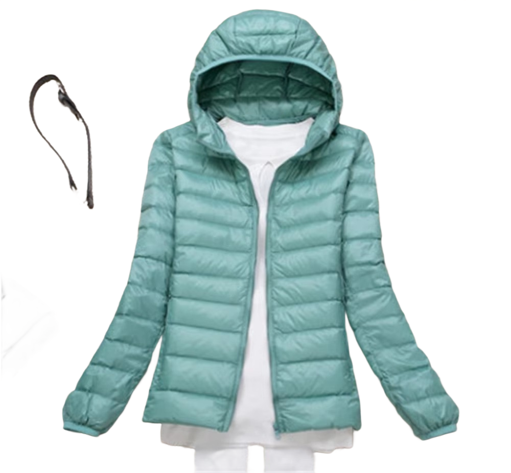 Brookmonts Women's Down Puffer Jacket – Lightweight Hooded Winter Coat