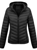 Brookmonts Women’s Hooded Puffer Jacket – Lightweight Quilted Winter Coat