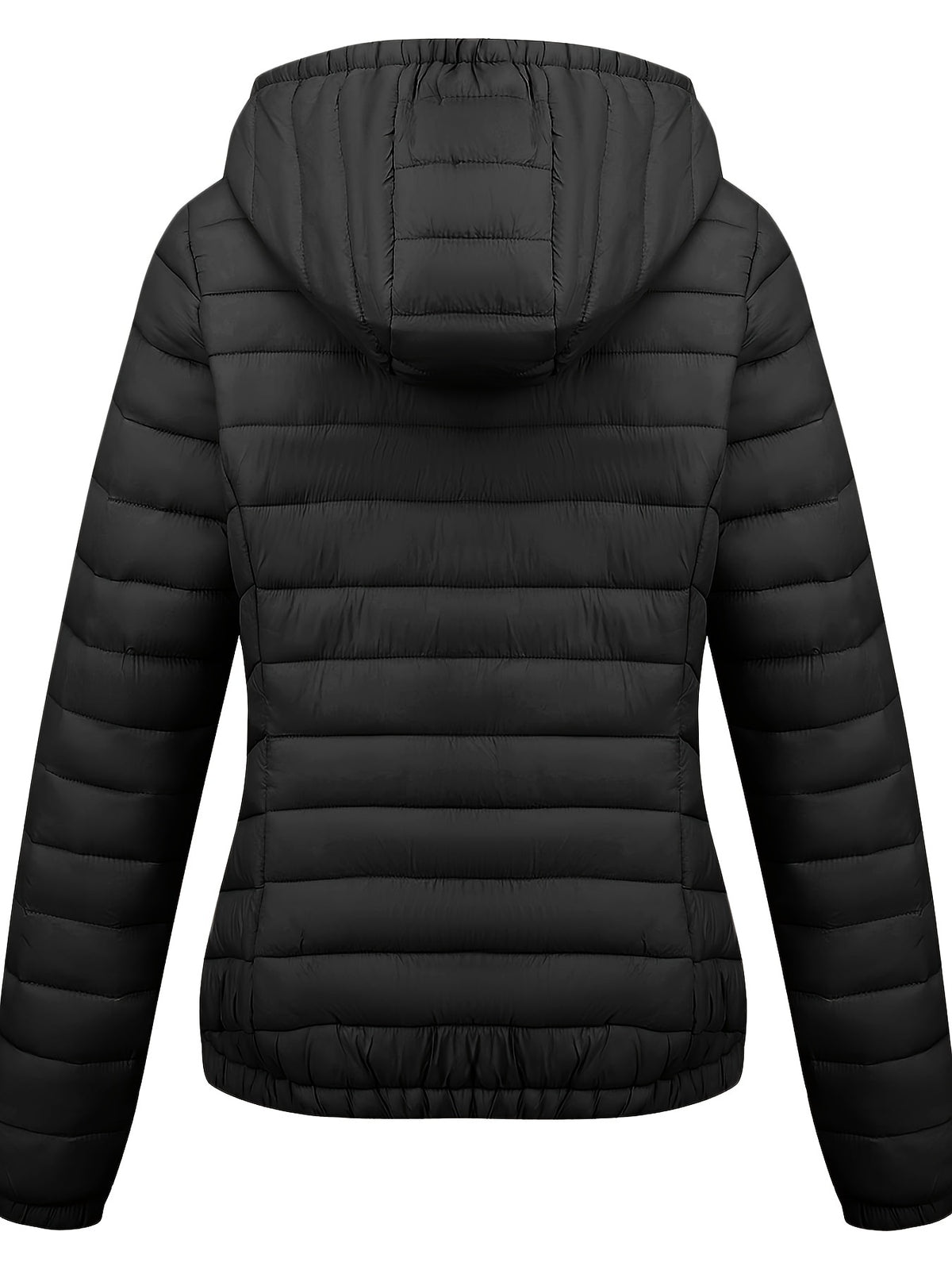 Brookmonts Women’s Hooded Puffer Jacket – Lightweight Quilted Winter Coat