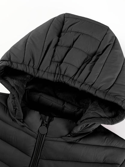 Brookmonts Women’s Hooded Puffer Jacket – Lightweight Quilted Winter Coat