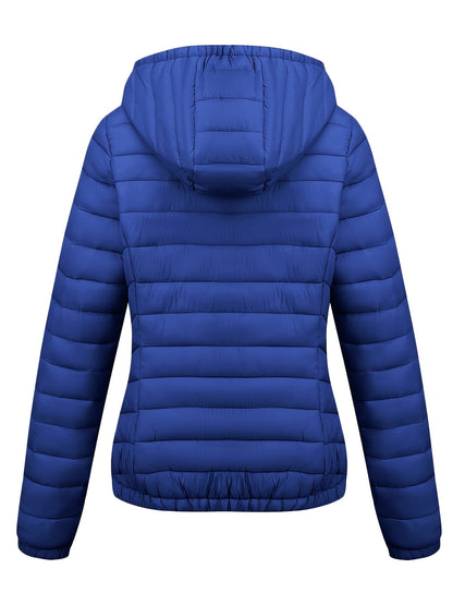 Brookmonts Women’s Hooded Puffer Jacket – Lightweight Quilted Winter Coat