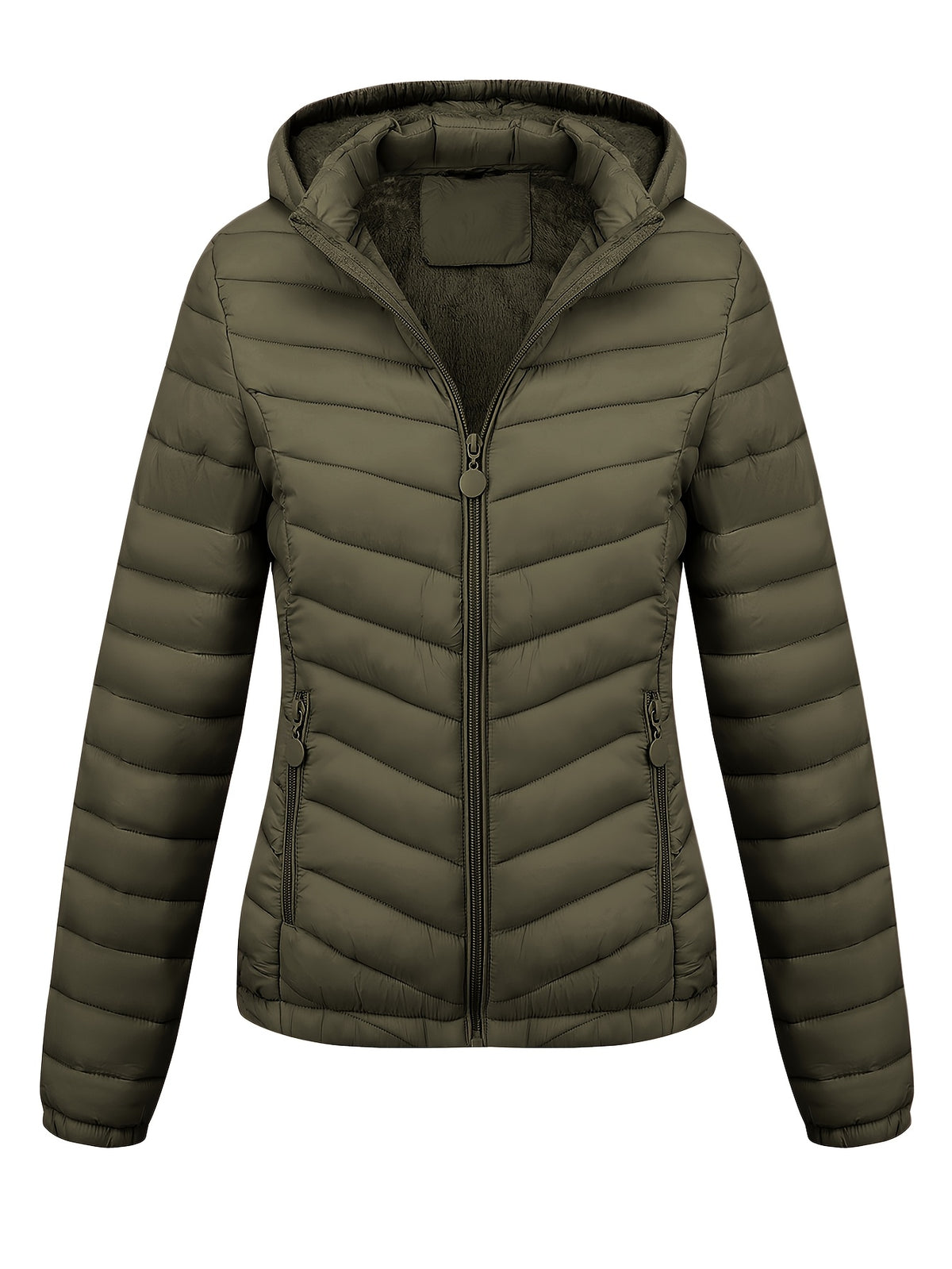 Brookmonts Women’s Hooded Puffer Jacket – Lightweight Quilted Winter Coat