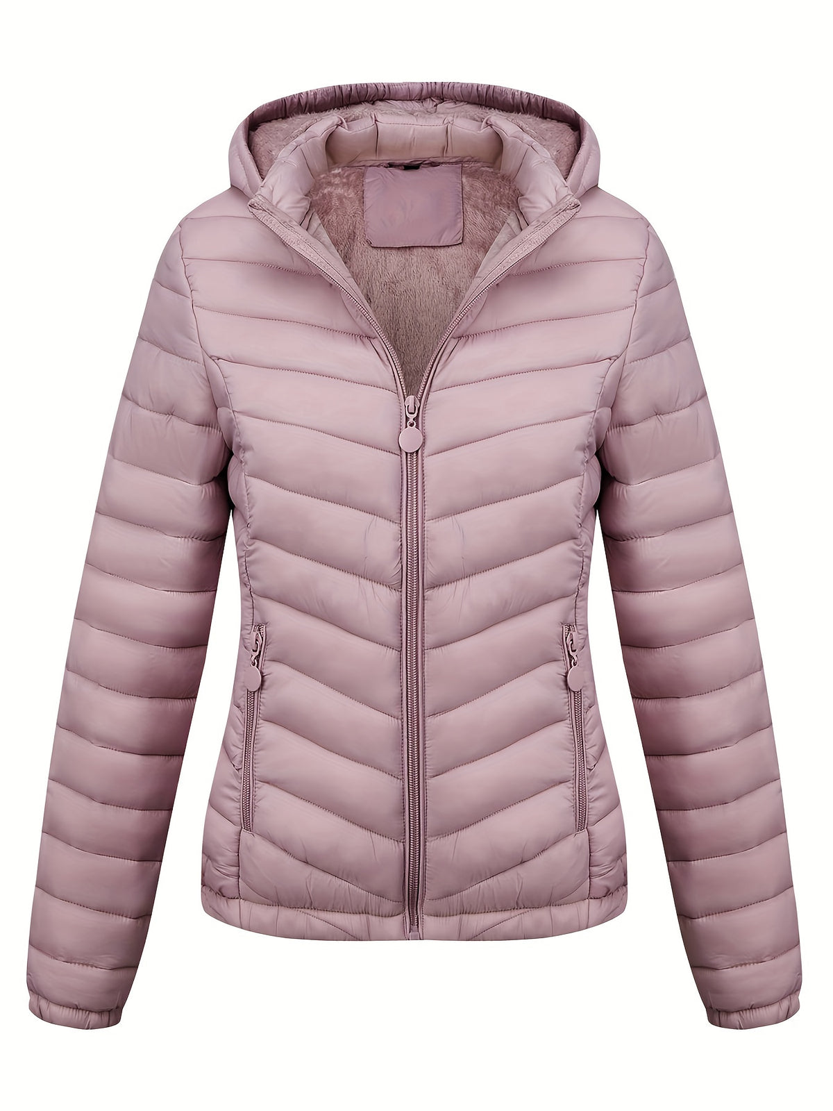 Brookmonts Women’s Hooded Puffer Jacket – Lightweight Quilted Winter Coat