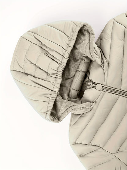 Brookmonts Women’s Hooded Puffer Jacket – Lightweight Quilted Winter Coat