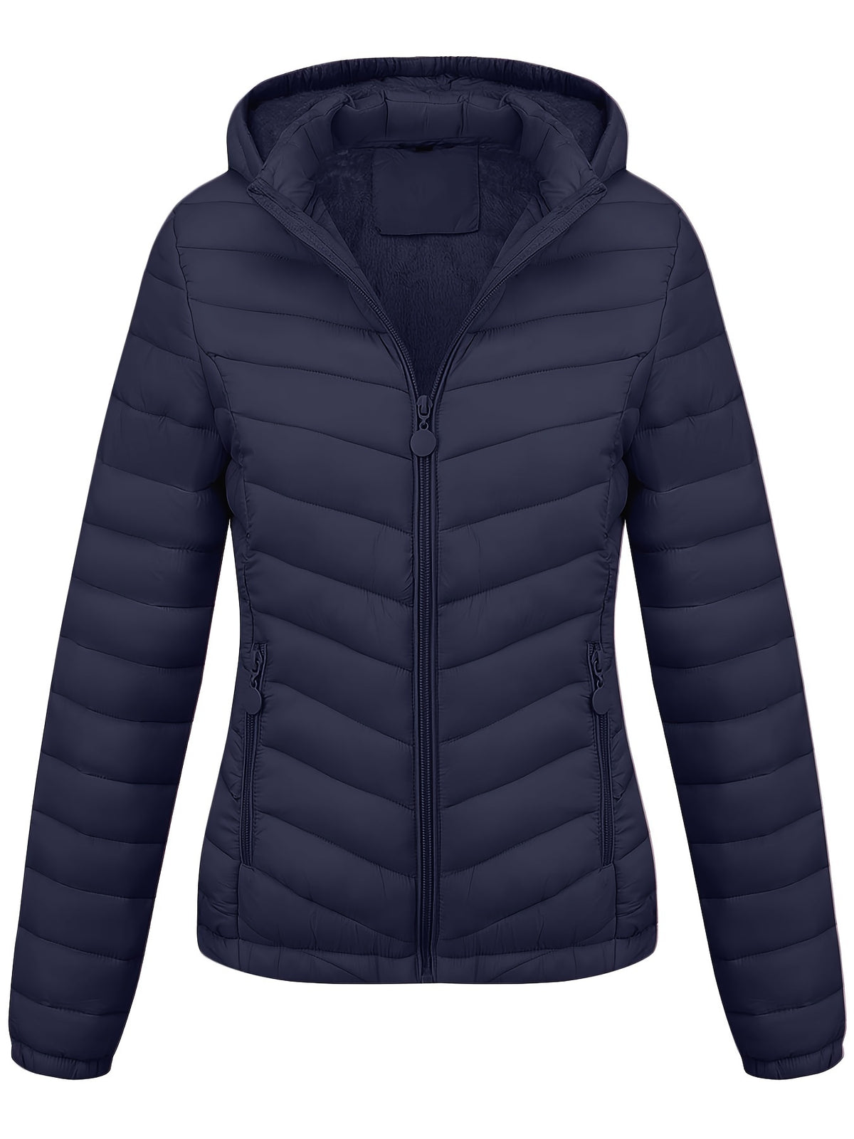 Brookmonts Women’s Hooded Puffer Jacket – Lightweight Quilted Winter Coat